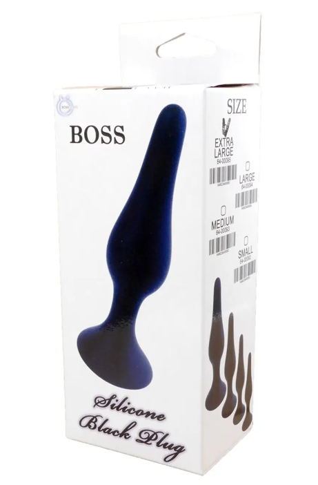 Анальний плаг Silicone Plug Black - Extra Large
