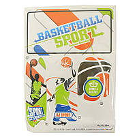 Баскетбольне кільце на стійці «Basketball Play Set» м'яч насос регульована висота 109-145 см (MR 0604), фото 8