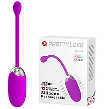 Перезаряджається віброяйце PRETTY LOVE «BROOK» 12 режимів вібрації