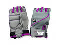 Перчатки для спорта Sporter серый/фиолетовый