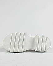 Босоніжки зі стразами Evromoda 6811440 38 Біла шкіра 36, фото 4