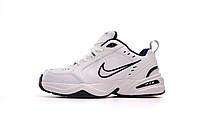 Monarch Nike White IV Белые кожаные кроссовки Монарх 4