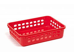 Кошик пл. No3 355*250*60 мм 273 01-червон ТМ LAMELA