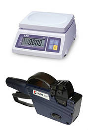 Ваги торгівельні та етикет-пістолети