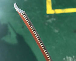 Стрічка конвеєрна маслостійка 150 EP 250/2 2/0 тип гуми MOR виробництва "SAVA", (товщина 6мм)