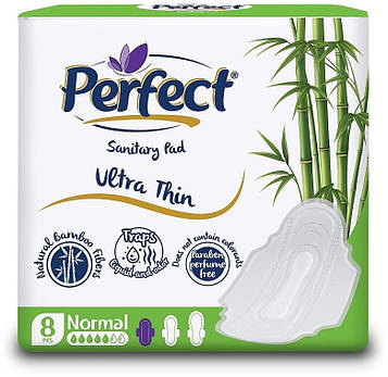 Прокладки гігієнічні Perfect Ultra Thin Normal для критичних днів, 8 шт.