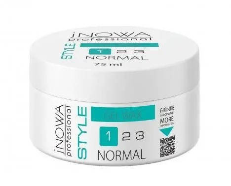 Гель-віск для нормальної фіксації волосся jNOWA Professional Style Gel Wax 75 мл, фото 1
