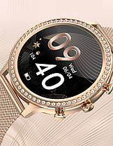 Жіночий розумний смарт-годинник Smart IQ Girl Gold, фото 3