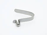 Фіксатор для труб нержавіючий, діаметр кнопки 8 мм товщина 0,4 мм, фото 3