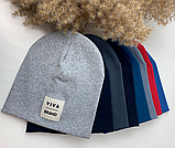 М.91573 Шапка подвійна для хлопчика "VIVA BRAND" 2-8 років, різні кольори, фото 8