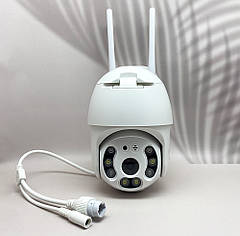 Розумна Wi-Fi камера відеоспостереження зовнішня 5 МП поворотна IP Cam-QW25 PTZ для вулиці та вдома
