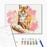 Картина за номерами Тварини Лисиця красуня Набір для розпису розмальовка 40х50см BrushMe BS31009, фото 2