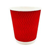 Стакан гофрований 250 мл (різні кольори)