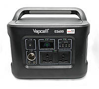 Зарядна станція Vapcell ES600, 622Wh, 21.6 V 28800 mAh, Pure Sine, 600 W, USB-C 100 W, 3 W LED, Box