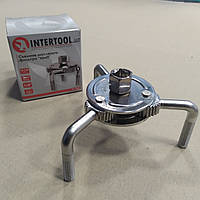 Знімач масляного фільтра "краб" INTERTOOL HT-7201