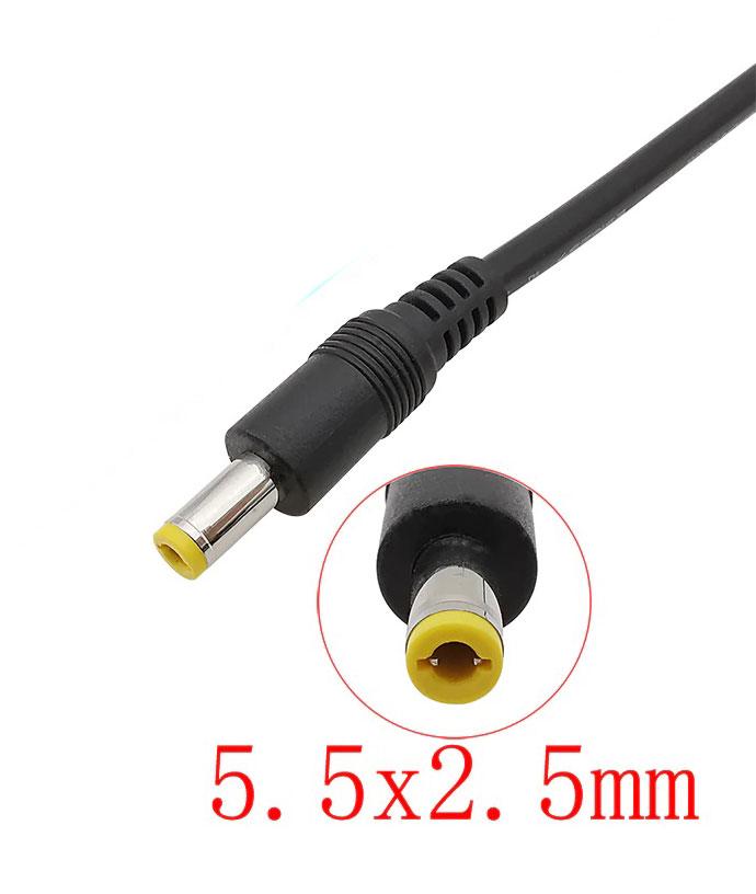 Шнур питания DC 5.5 x 2.5 мм male-male длина 50 см