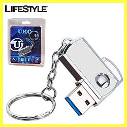 Флеш накопичувач USB Flash Card UKC 16GB / Флеш пам'ять / Флешка-брелок