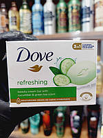 Крем - мыло с огурцом и зеленым чаем Dove refreshing 90г