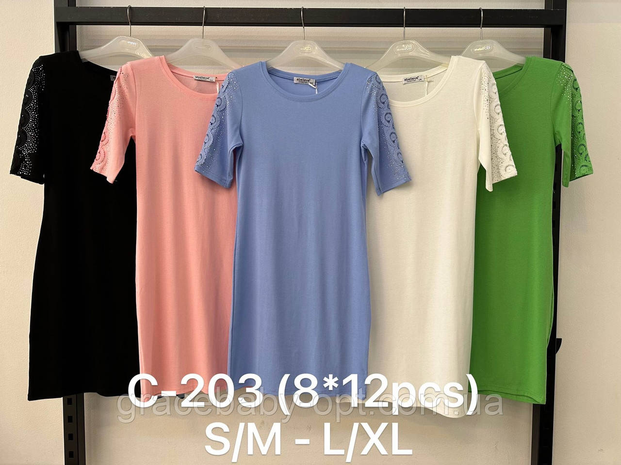 Сукня жіноча оптом, S/M-L/XL рр., № C-203