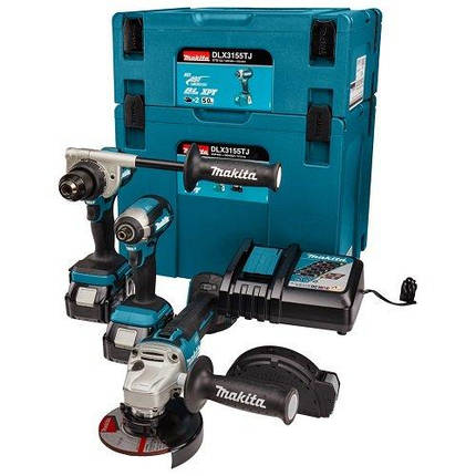 Набір акумуляторних інструментів MAKITA DLX3155TJ, фото 1