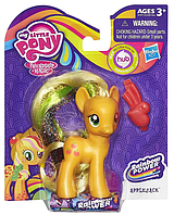 Фигурка пони Эпплджек + тиара "Радужная сила" - Applejack, My Little Pony, Rainbow Power, Hasbro