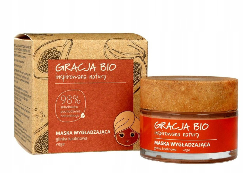 Розгладжуюча маска для обличчя з каоліновою глиною Gracja Bio Smoothing Mask