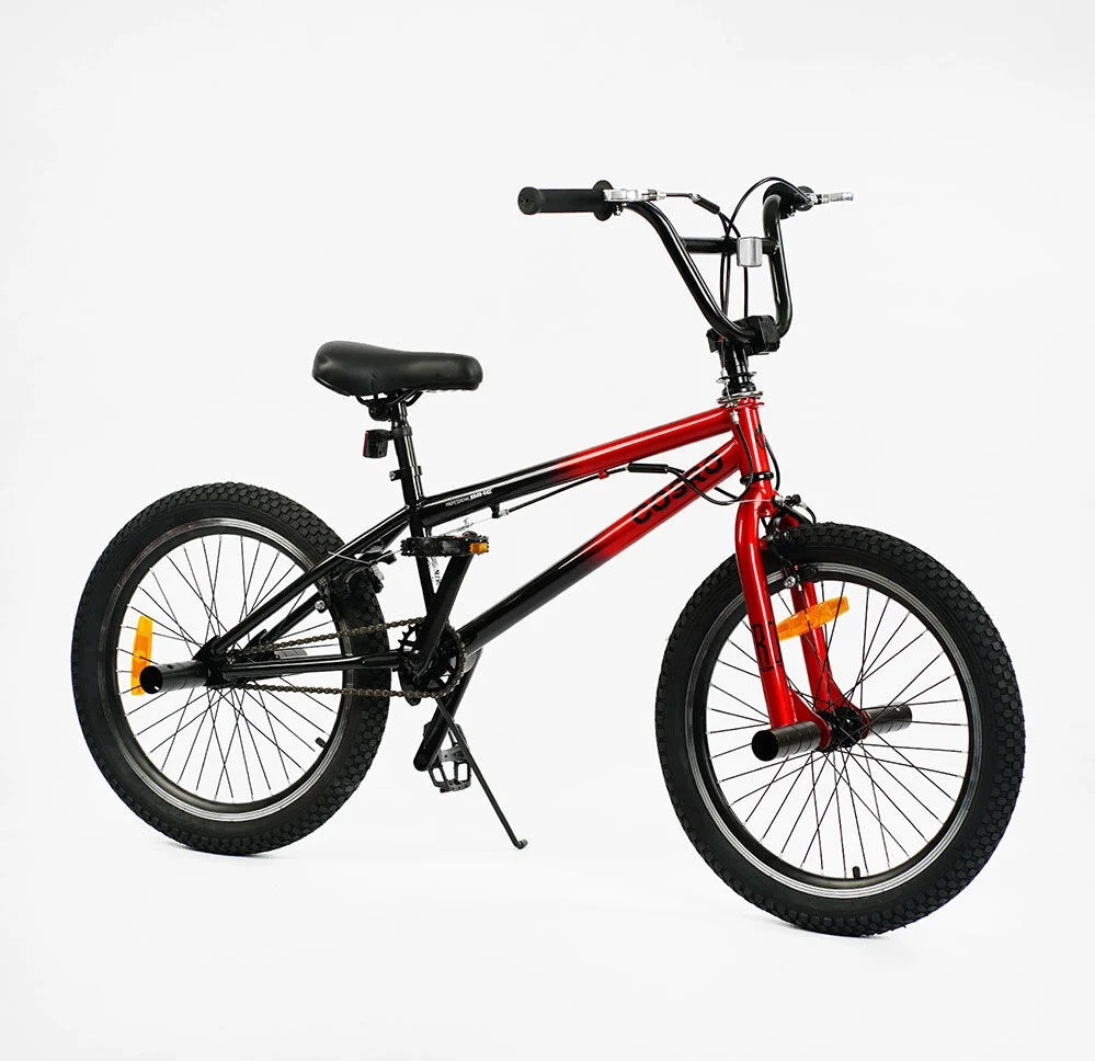 Велосипед трюковий 20 дюймів Corso BMX-2506 одношвидкісний, гальма Logon з гіроротором, пеги, фото 1