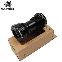 Каретка Meroca BB52 Hollowtech 2, 68/73мм, BSA (BC 1.37) для МТВ | Черная