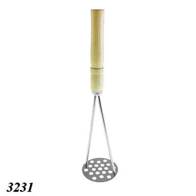 Товкачка з дерев'яною ручкою