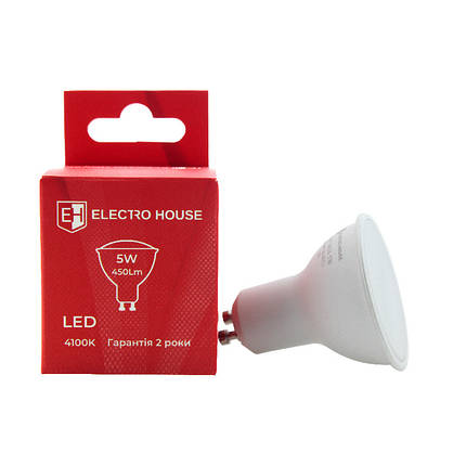 LED-лампа GU10 5 Вт 4100 К, фото 1