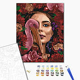 Картина за номерами Люди Погляд джунглів Розмальовка Полотно на дерев'яному підрамнику 40х50см Brushme BS52712, фото 2