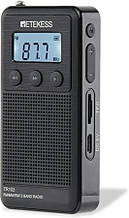 Retekess TR103 кишеньковий портативний приймач радіо FM/MW/SW, 9/10 кГц, MP3