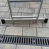 Драбина алюмінієва універсальна розкладна HIGHER 3х9 Стремянка Лестница складная 5.42м - 6.25м ПОЛЬША, фото 6