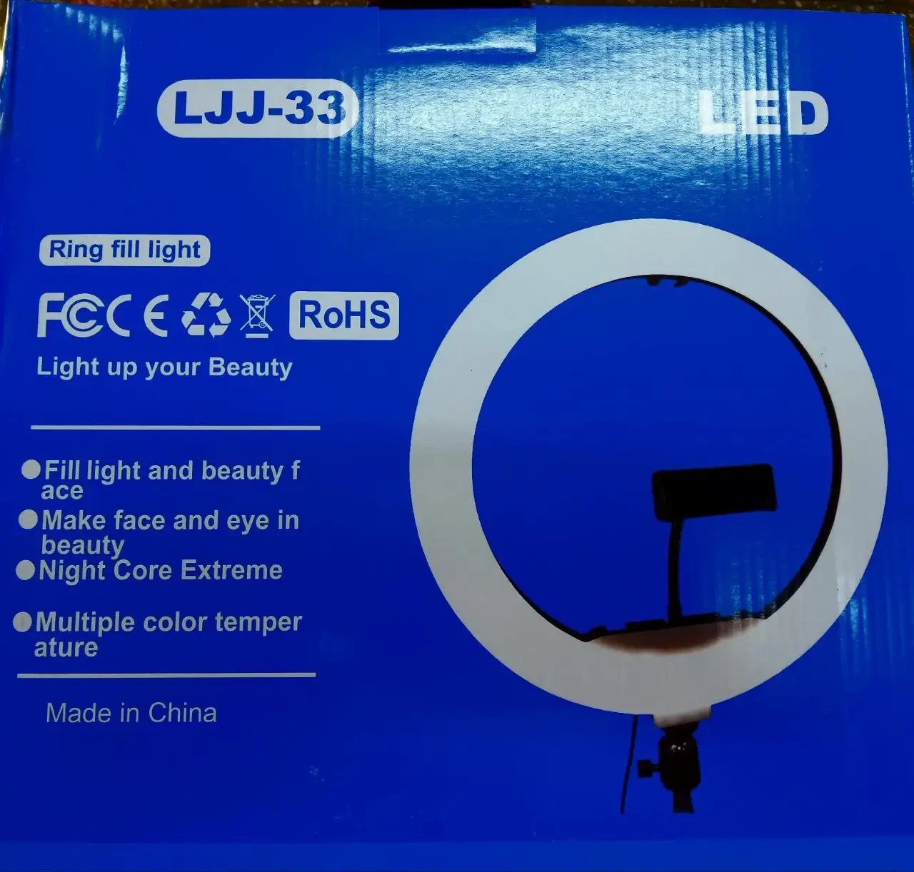 Кільцева лампа Ljj-33, фото 1