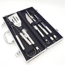 Набір для мангала BBQ Tools Set AL-5 в алюмінієвому кейсі 37х13х7 см