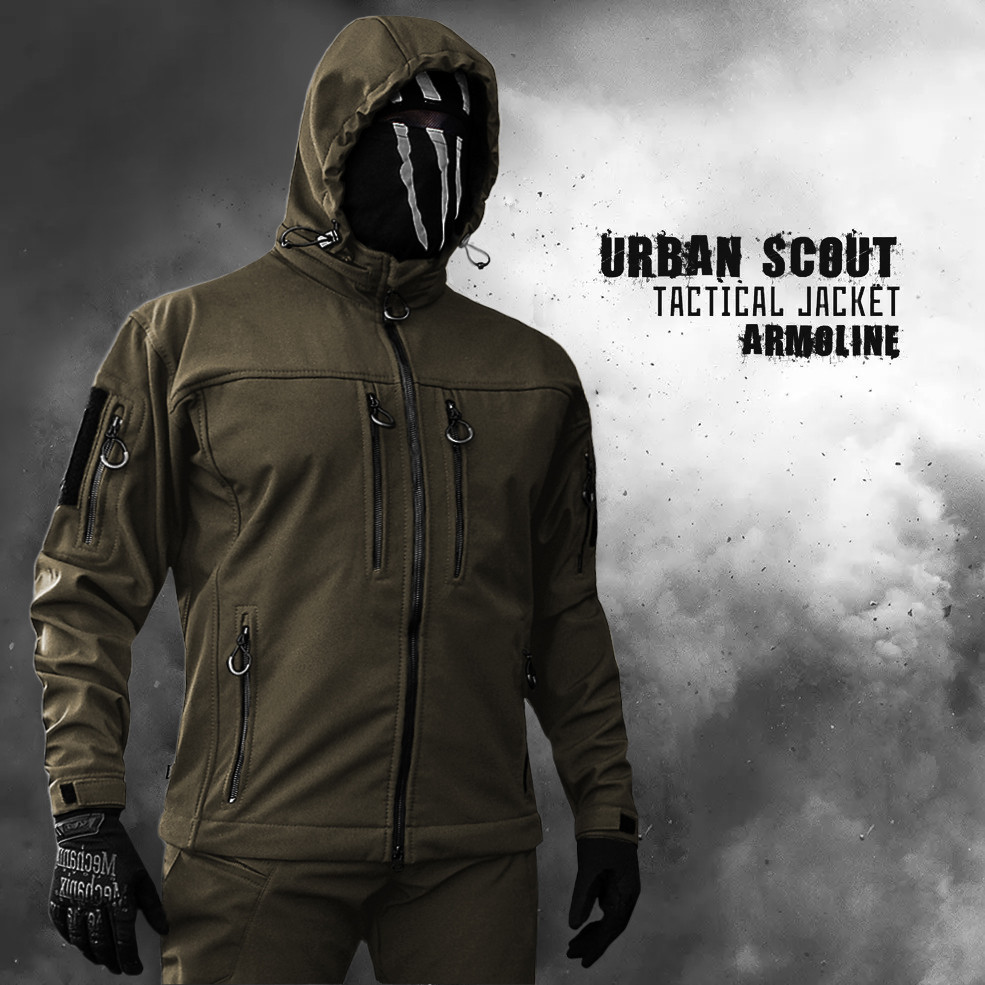 Куртка "URBAN SCOUT" OLIVE (SoftShell)
