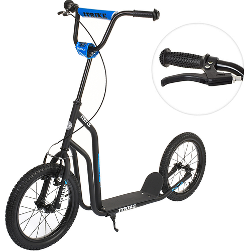 Самокат для дорослих із надувними колесами 16 дюймів двоколісний ...