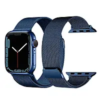 Ремінець Milanese loop steel Apple Watch Міланська петля. Ремінець металевий для смарт-годинника 38/42/44 мм.