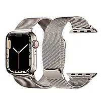 Ремінець Milanese loop steel Apple Watch Міланська петля. Ремінець металевий для смарт-годинника 38/42/44 мм.