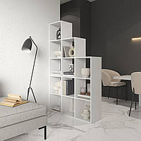 Стелаж VAYS M-6, книжкова полиця на 12 комірок, ЛДСП, 108×29×178 см - для дому, офісу, дитячої або вітальні