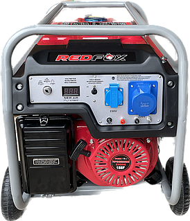 Бензиновий генератор REDFОX 6 кВт RFGG5560E