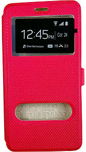 Шкіряний чохол-книжка Modern для Samsung Galaxy J4 J400 (на самсунг дже4) червоний