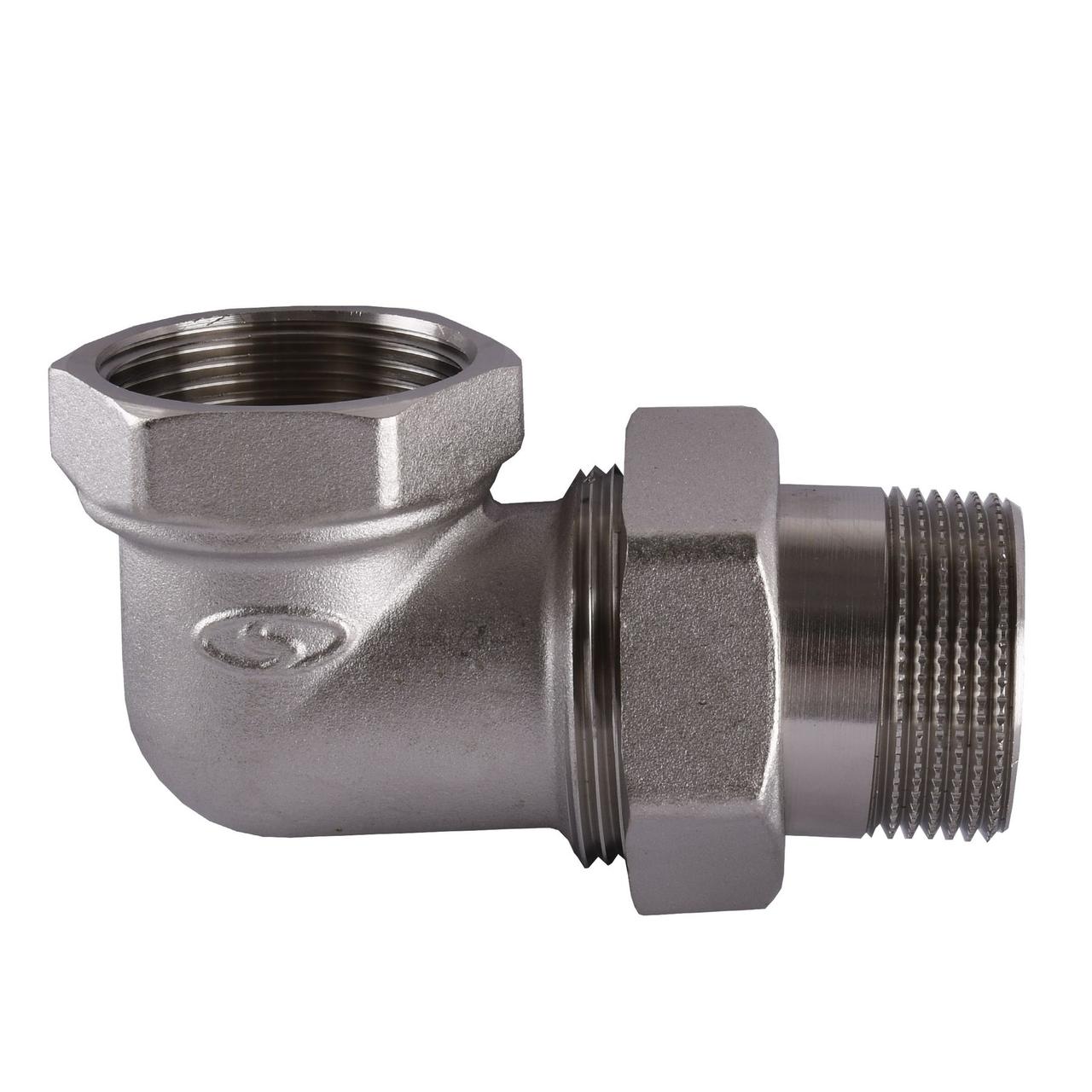 Згін-американка кутовий Solomon 3/4" нікель 1600