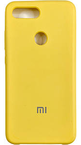 Чохол Soft touch для Huawei Y6 2018 (на хуаві у6 2018) жовтий