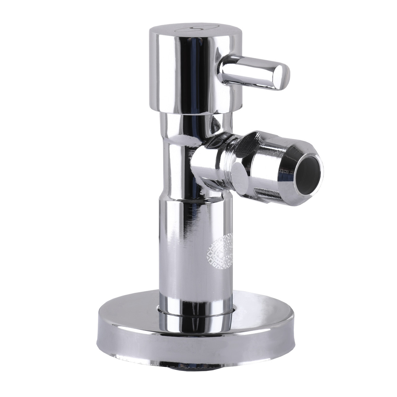Кран напівоборотний кутовий з цангою Solomon 1/2"х 3/8" Lazer 7076