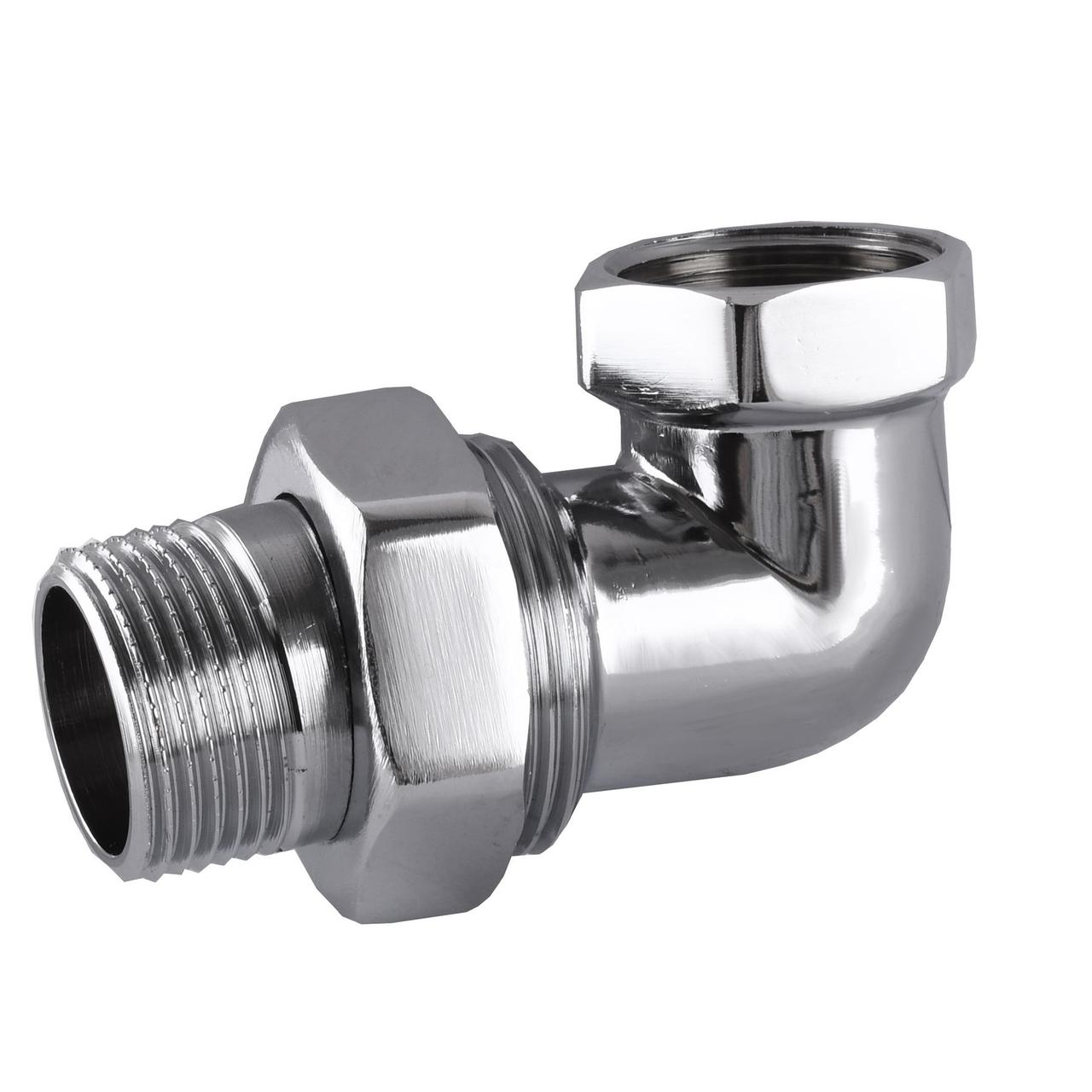 Згін-американка кутовий Solomon 1/2" хром 1600