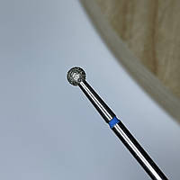 023 Фреза алмазна куля синя діаметр 3,5 мм