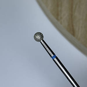 024 Фреза алмазна куля синя діаметр 4 мм