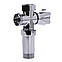 Кран вентильний для пральної машини Q Professional 3/4"x3/4"x3/4"з подовжувачем NV-QP170, фото 3