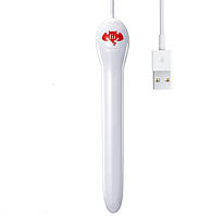 USB Нагрівач для чоловічого мастурбатора нагрівач піхви 14см, Білий